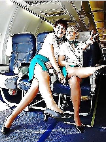 25P Sexy Air Stewardess