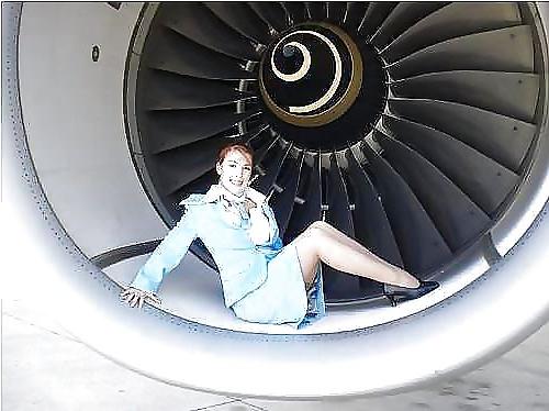 25P Sexy Air Stewardess