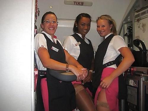 25P Sexy Air Stewardess