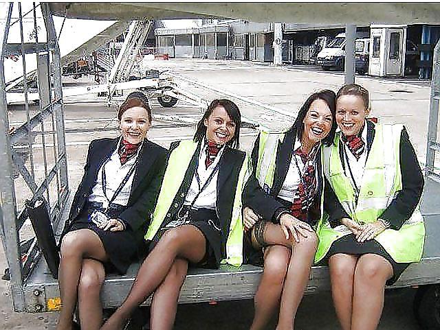25P Sexy Air Stewardess
