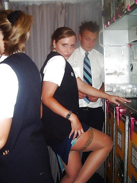 25P Sexy Air Stewardess