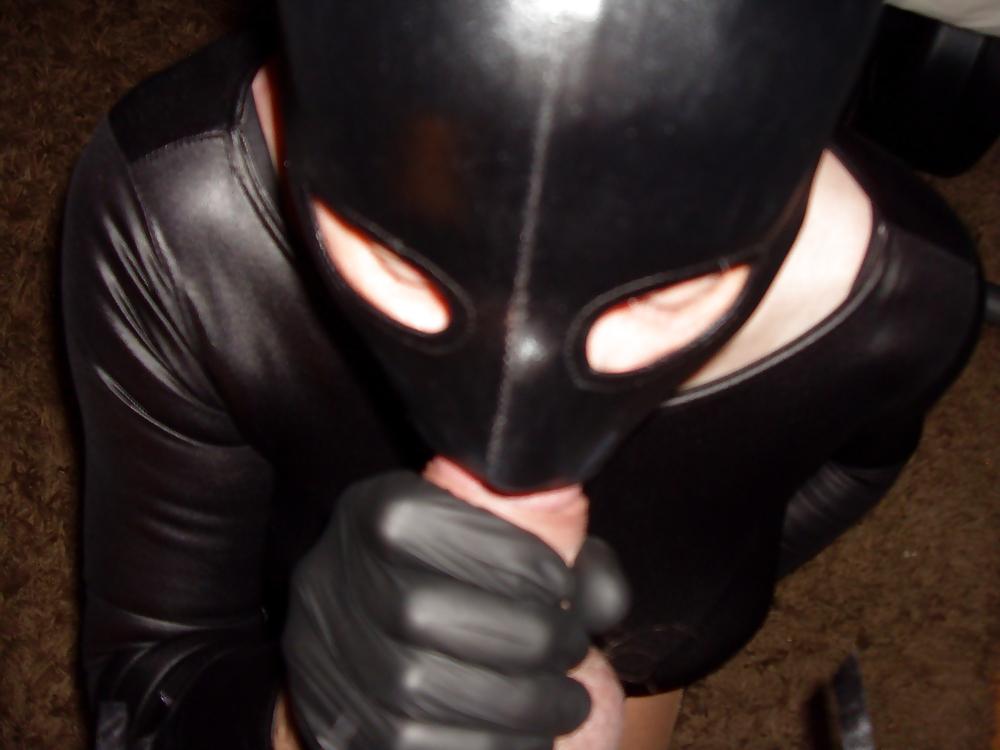 25P Playing in plastic and nylons