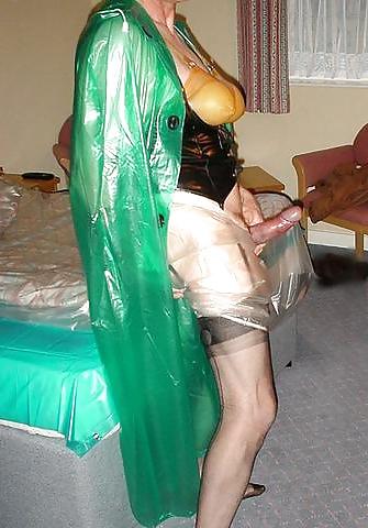25P Playing in plastic and nylons