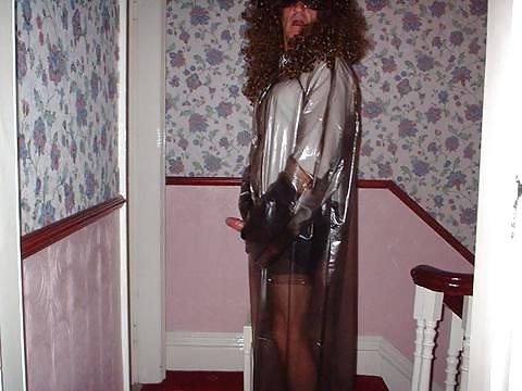 25P Playing in plastic and nylons