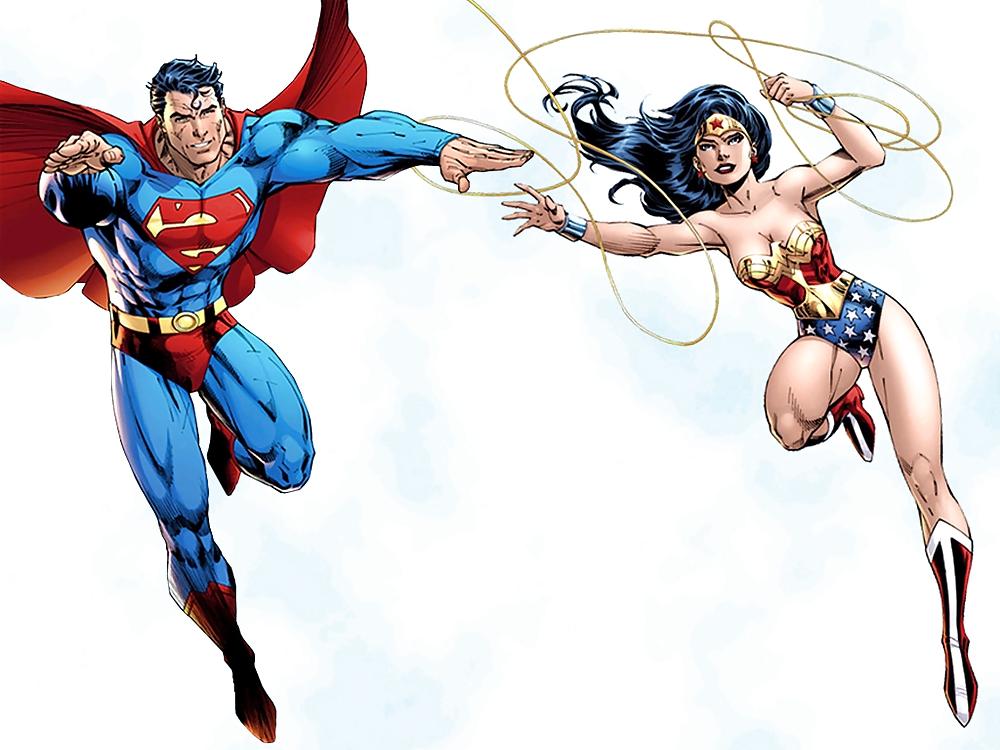 10P WONDER WOMAN & SUPERMAN!!!!