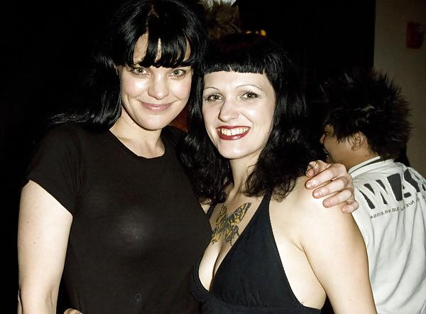 6P Pauley Perrette - Pokies and slight see through