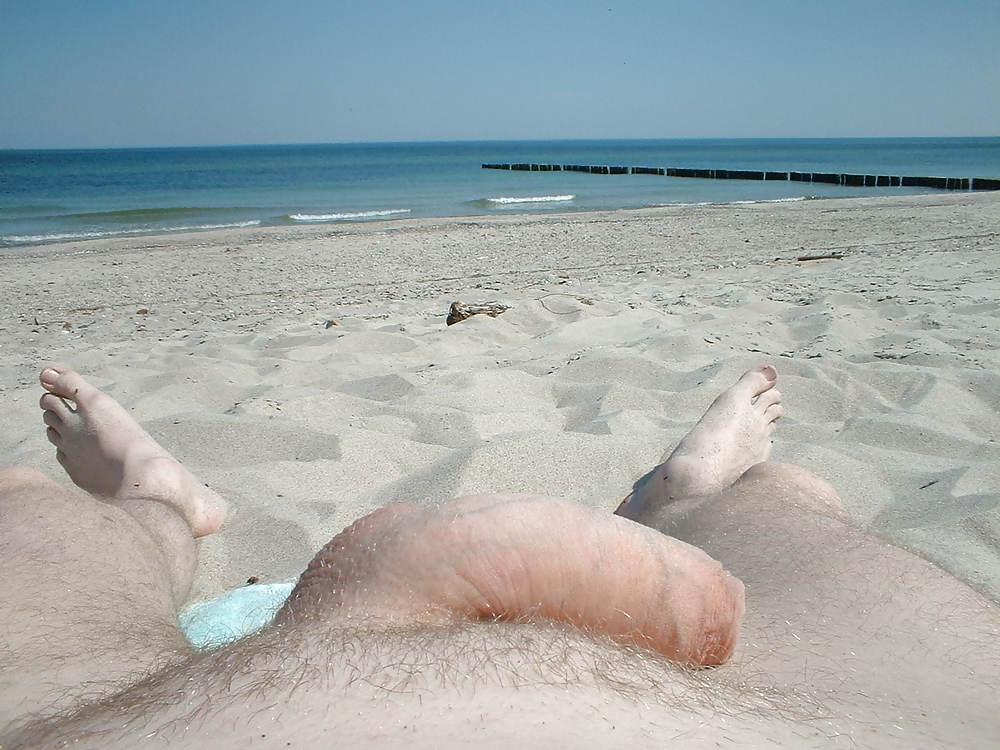 12P Nude dick on the beach