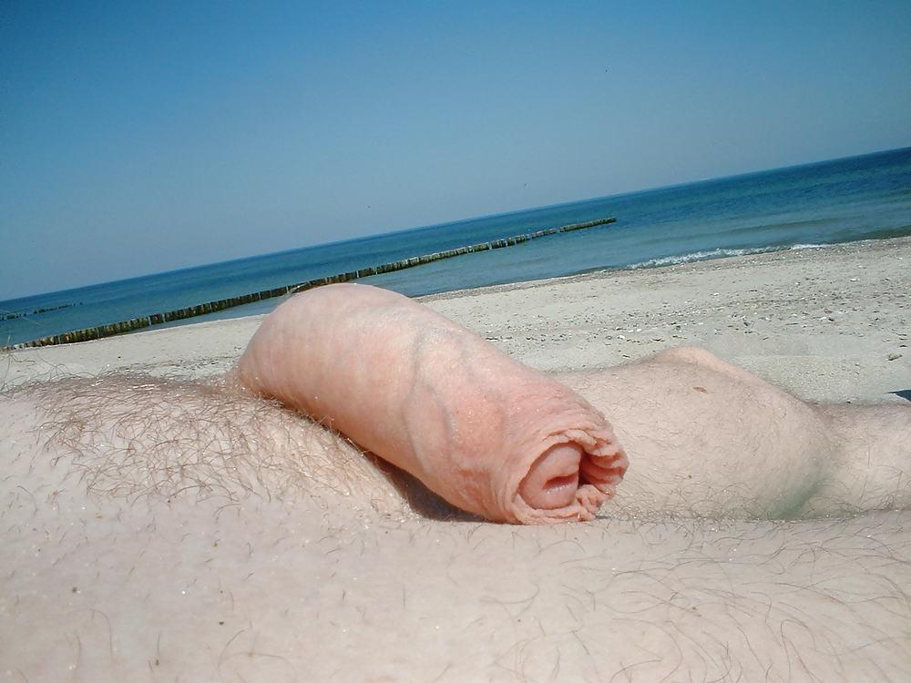12P Nude dick on the beach