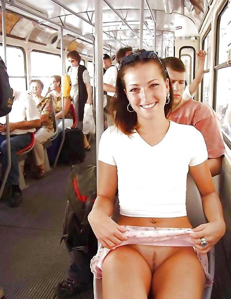 24P Public flashing tits pussy and upskirts