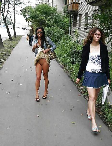 24P Public flashing tits pussy and upskirts