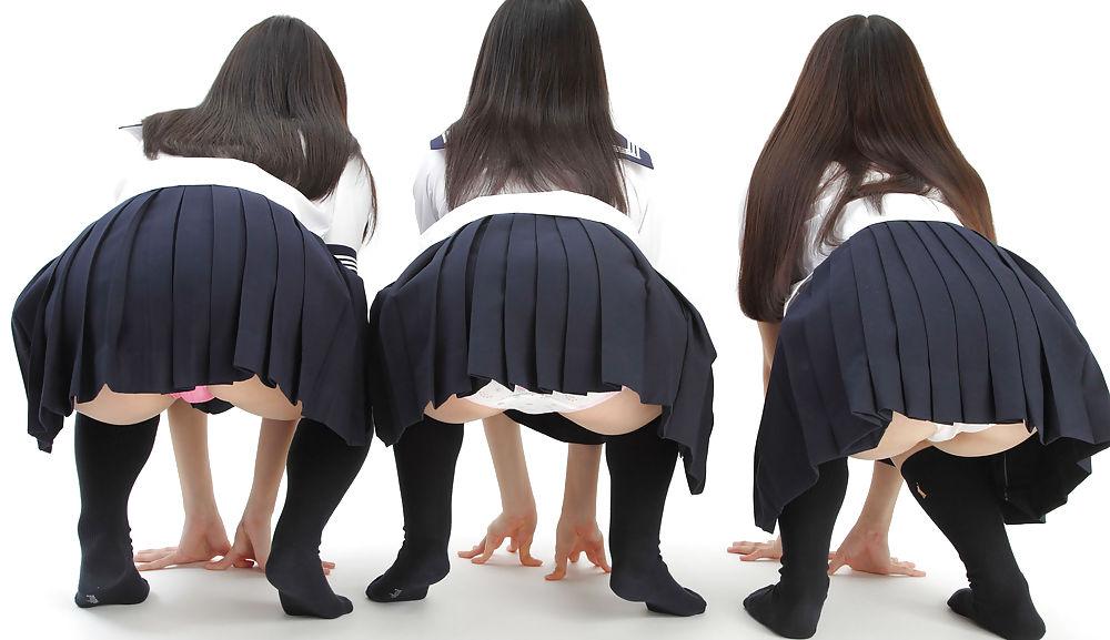 10P College Uniform Panties