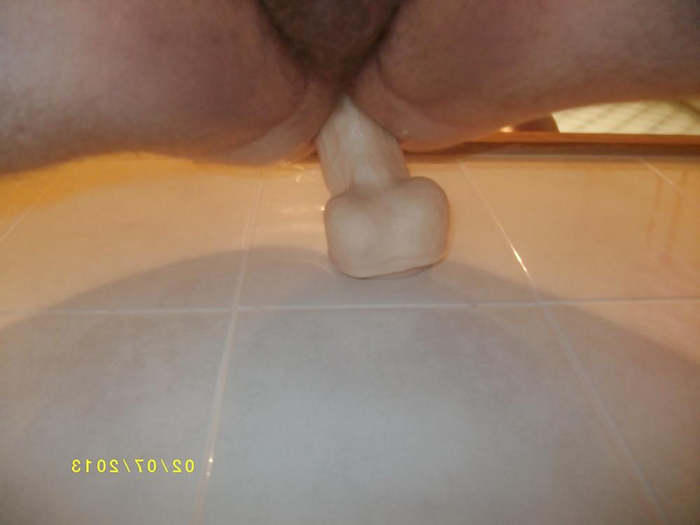 13P 2 HUGE DILDOS DEEP INSIDE MY ASS!!!!! 