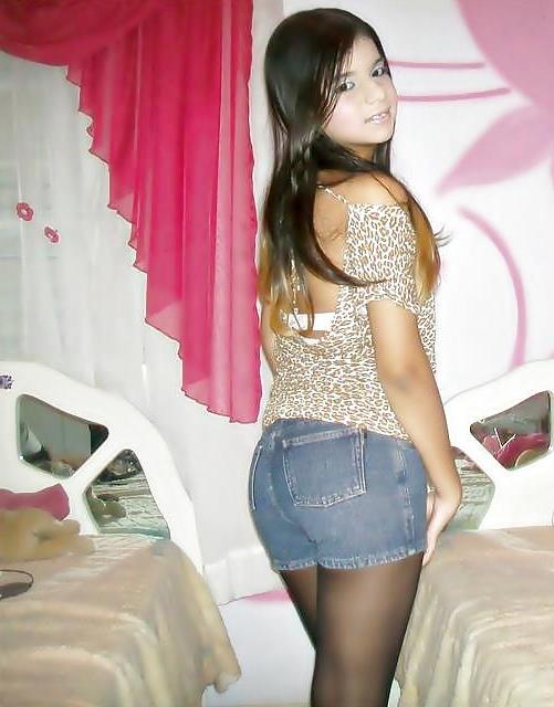 19P Beautiful Teen Angela in Nylons