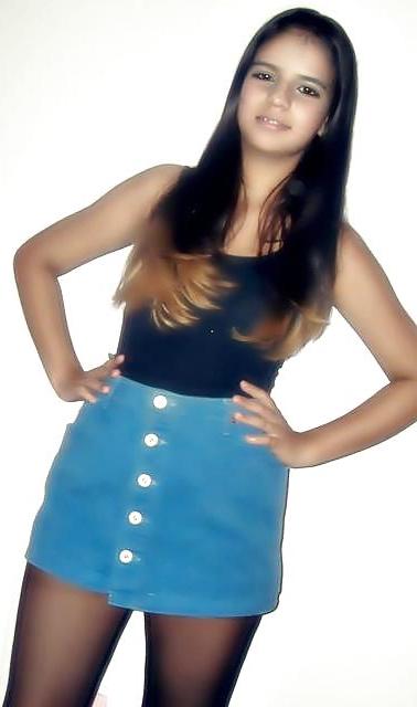 19P Beautiful Teen Angela in Nylons