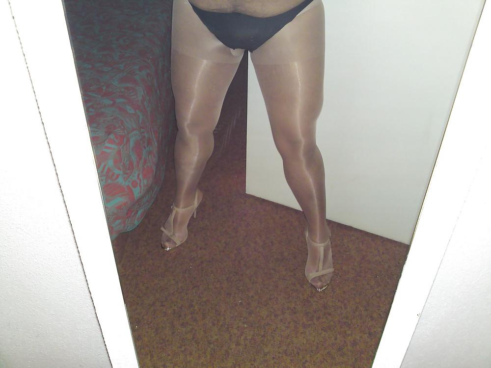 19P Nylon and high heels