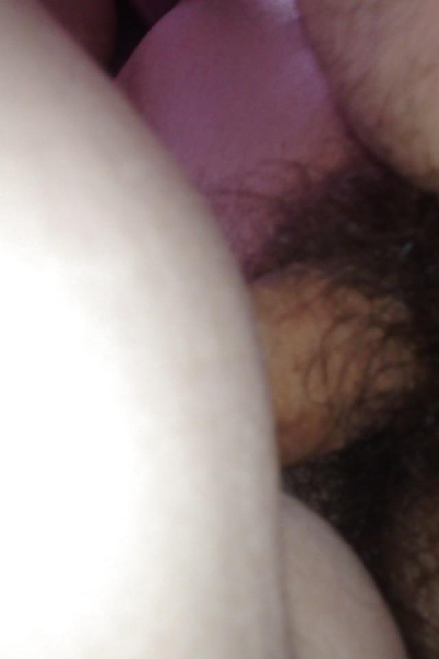 25P My girls hairy ass, hairy pussy & tittys.