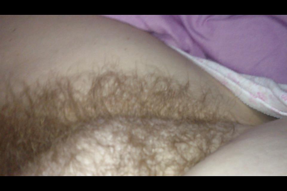 25P My girls hairy ass, hairy pussy & tittys.