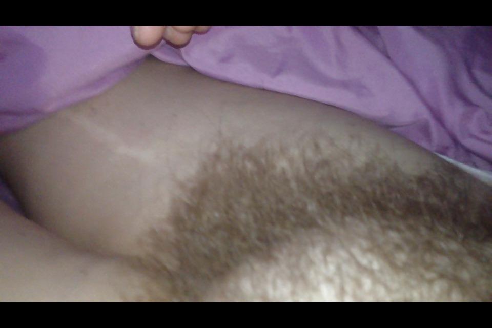 25P My girls hairy ass, hairy pussy & tittys.