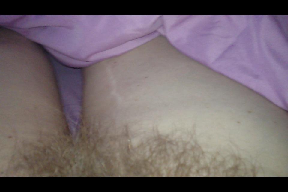 25P My girls hairy ass, hairy pussy & tittys.