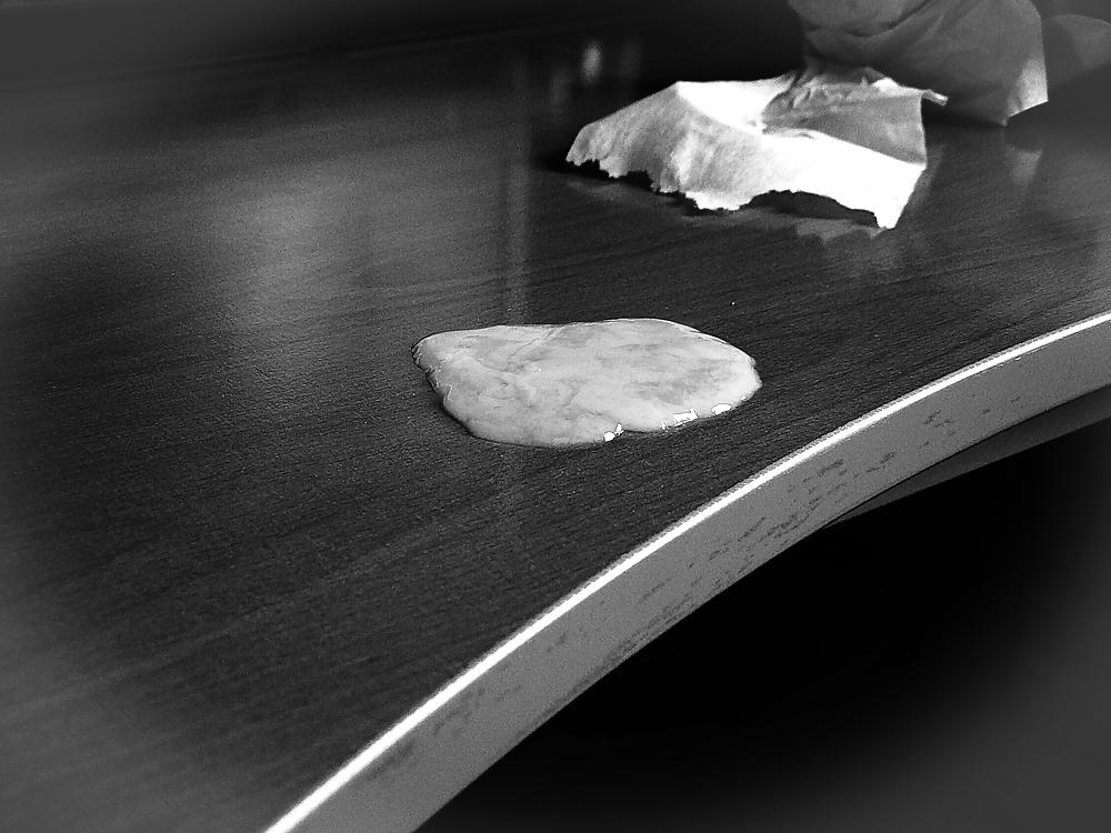 14P My Hairy And Shaved Flying Cumshots In Black & White 3