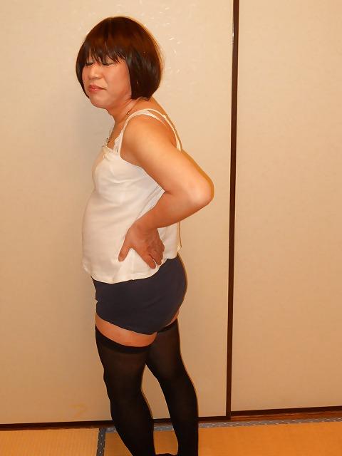 14P With japanese woman's gym suit wear bloomers