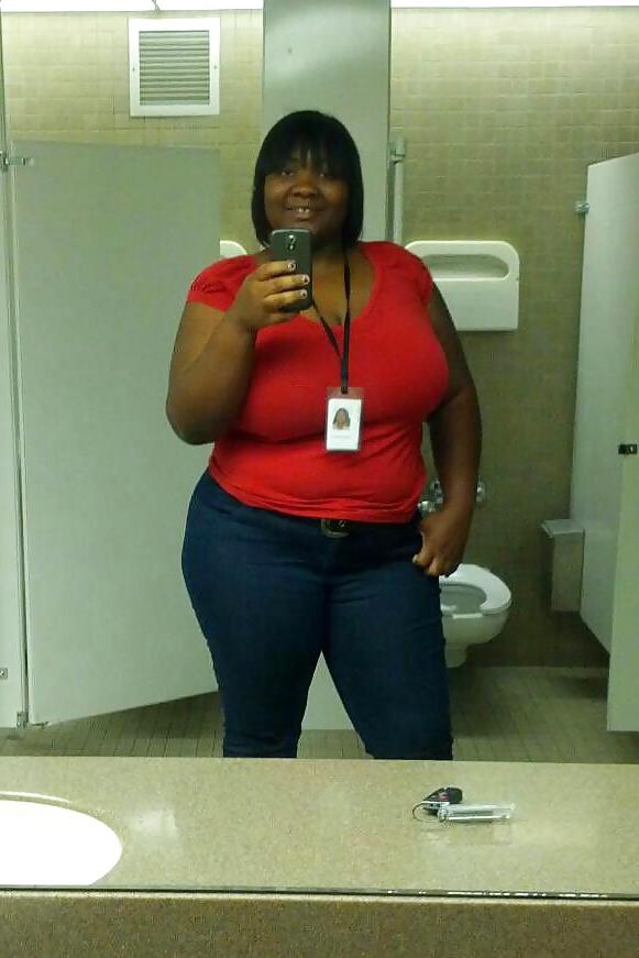 4P Downblouse big tits black and ebony milf