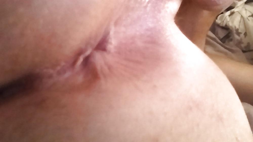 9P Her ass and hairy pussy