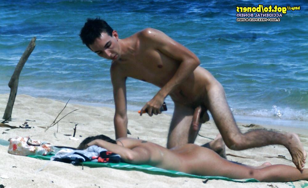 20P Accidental Beach Boners Public Nudity