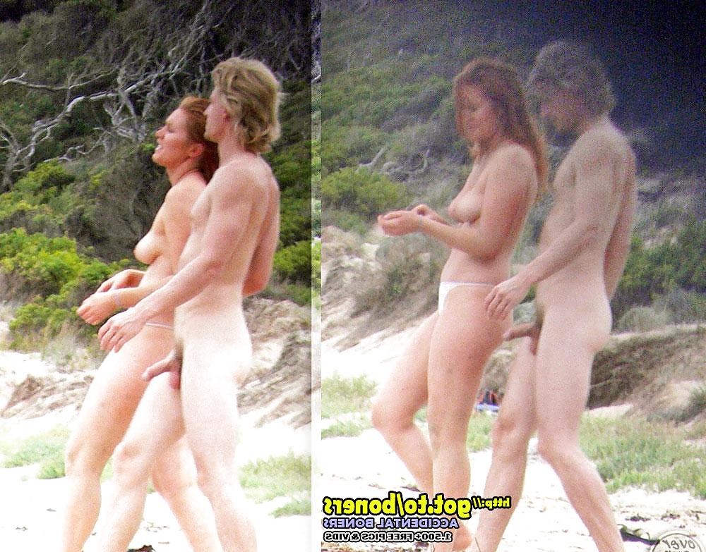 20P Accidental Beach Boners Public Nudity