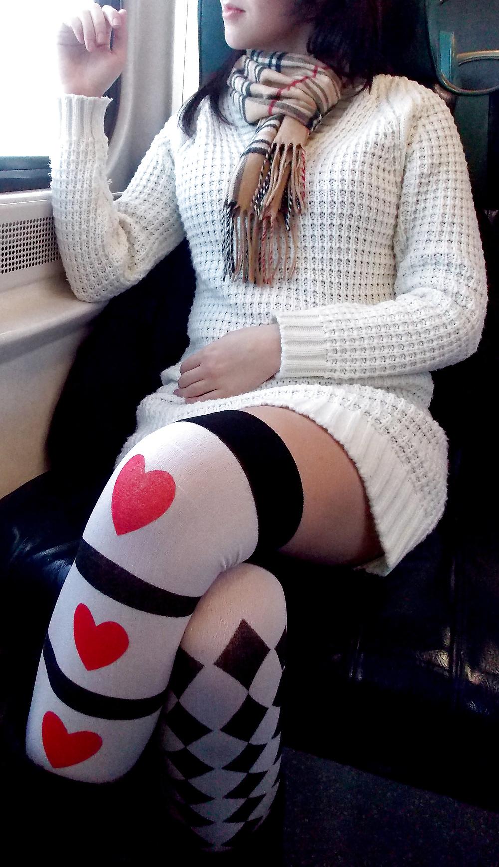 8P My cumwhore flashing me on the train.
