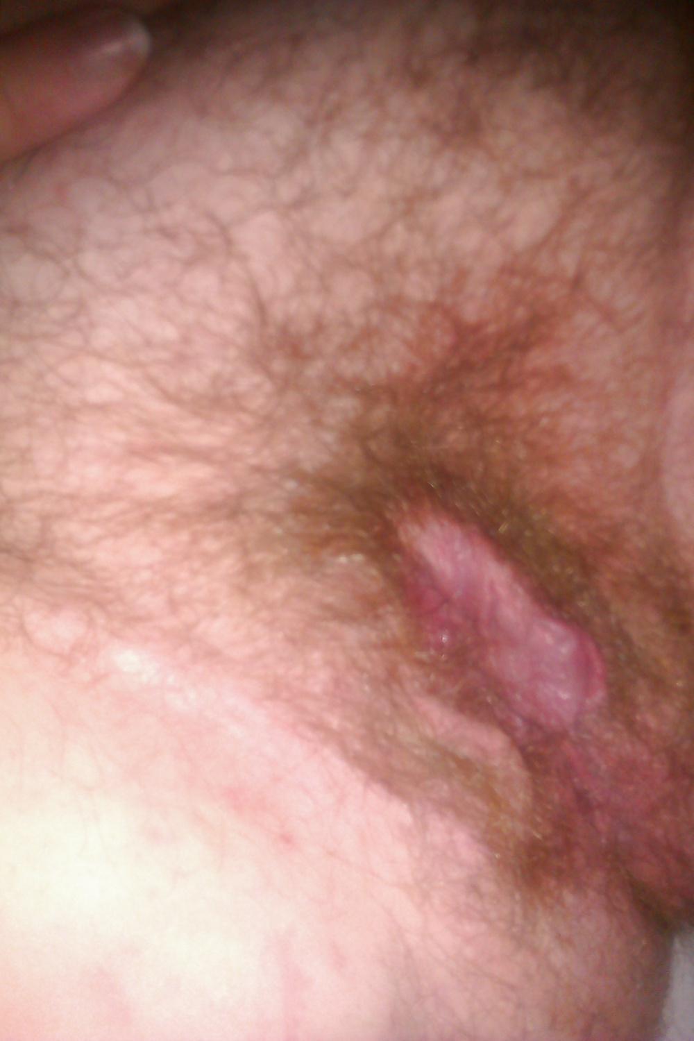4P Showing off more hairy pussy for Master