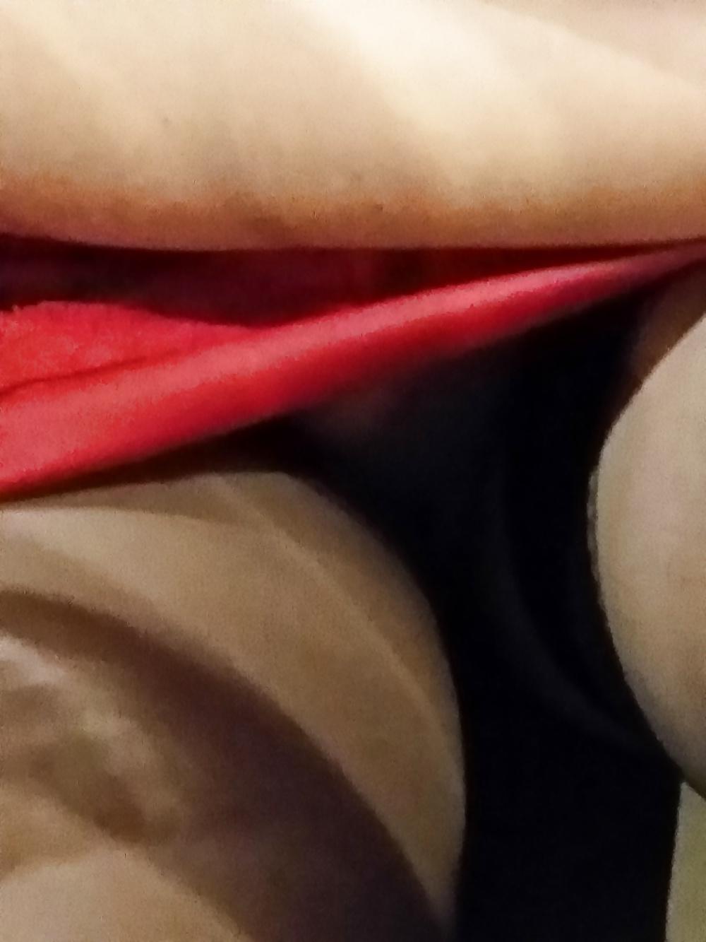 18P Works night out flashing (no knickers )