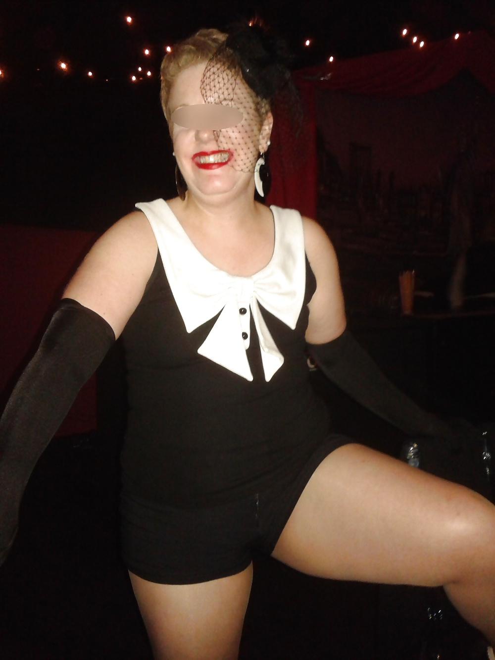 9P Flashing my tits at the company party