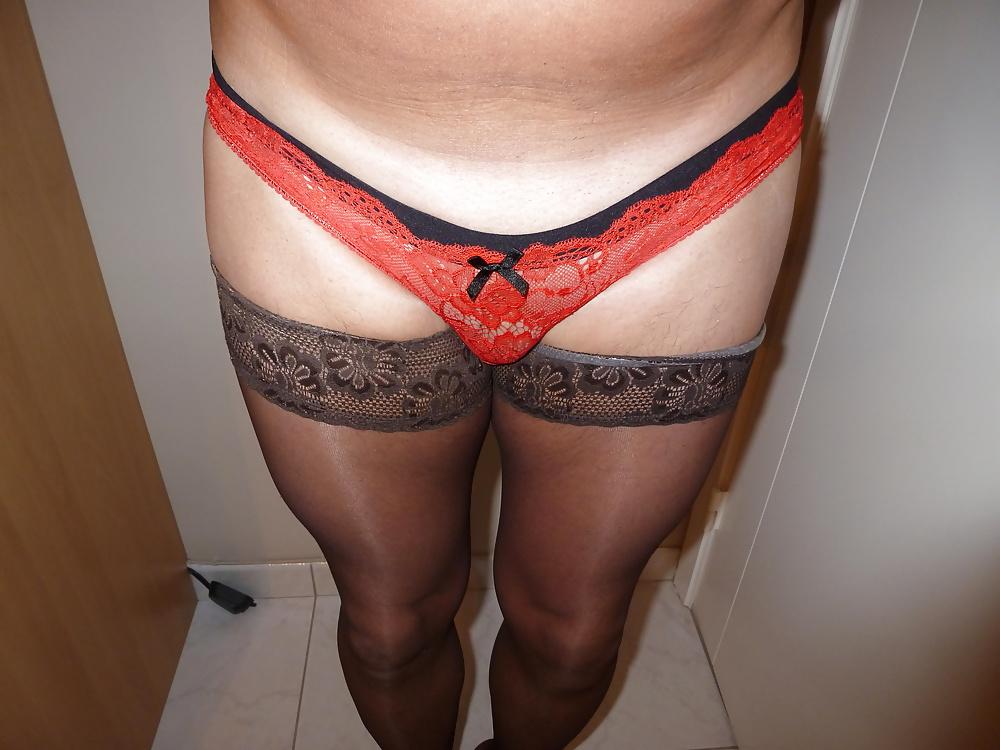 22P Love cock in womens pants