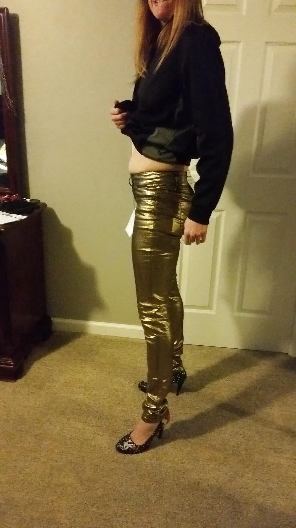 11P Trying on new pants