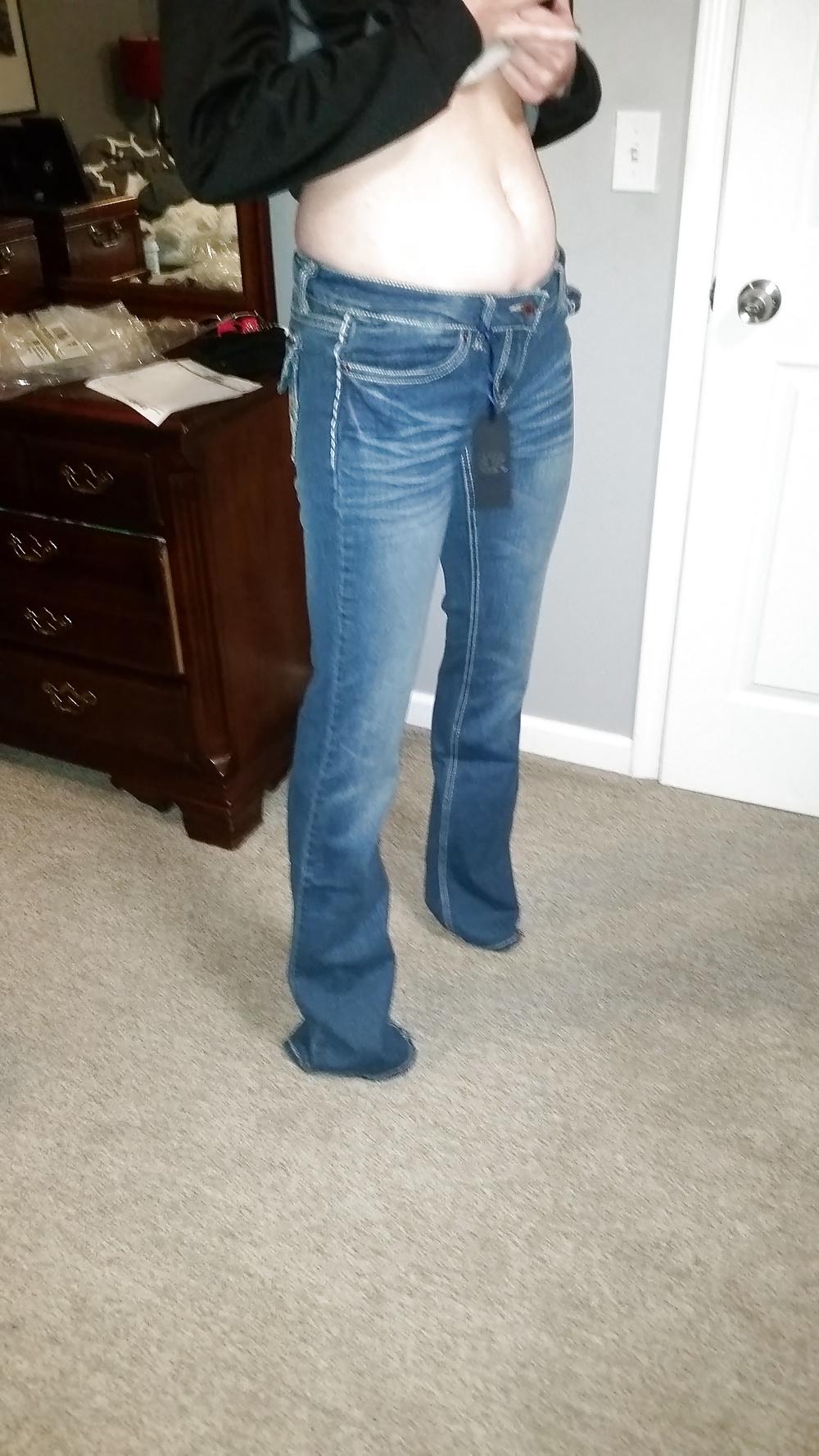 11P Trying on new pants