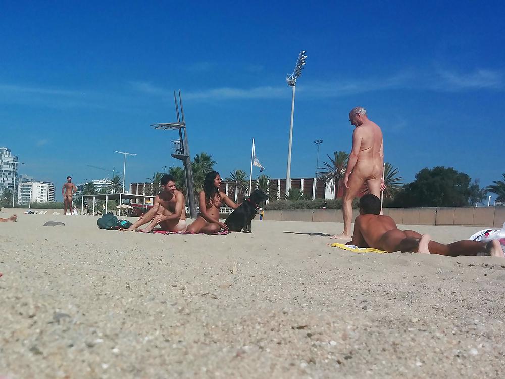 25P Barcelona nude beach bitches