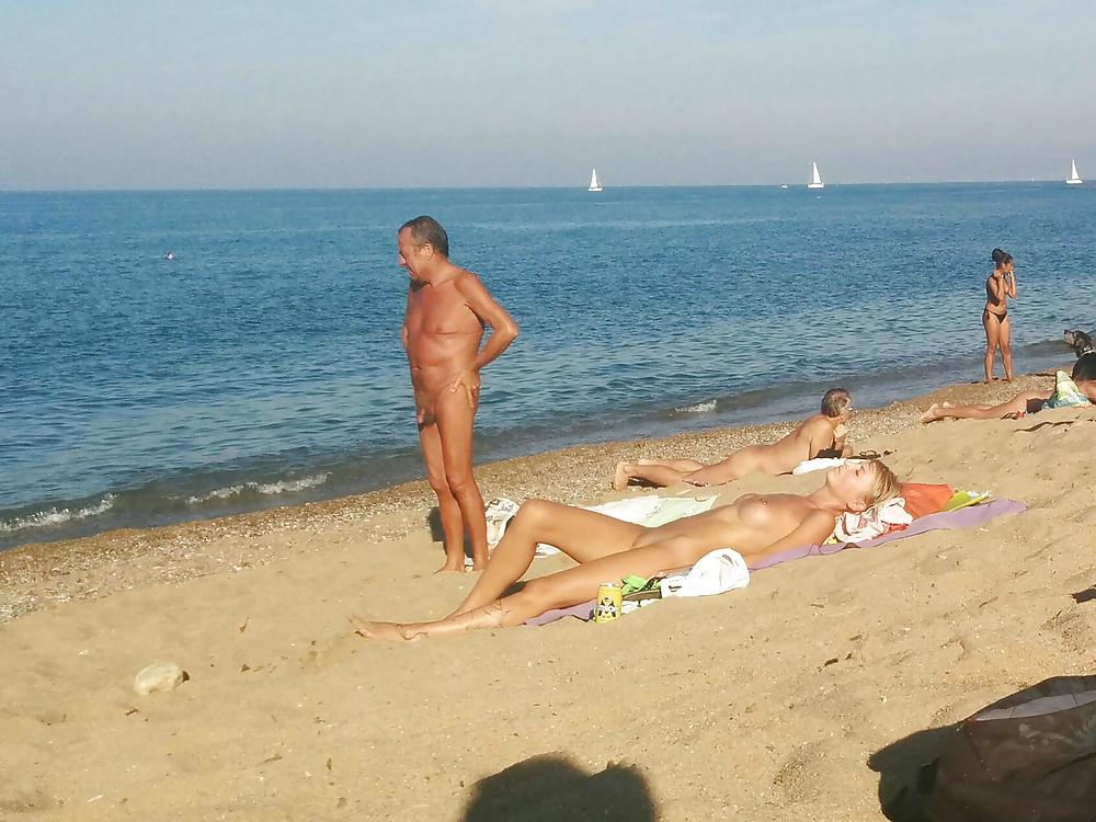 25P Barcelona nude beach bitches