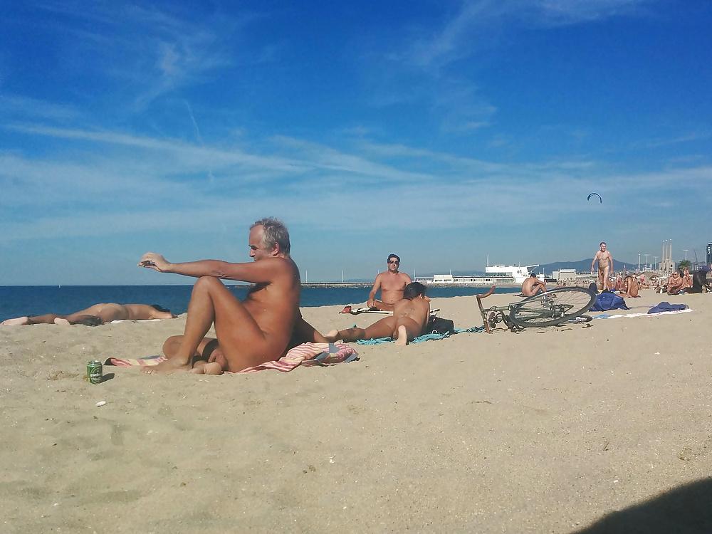 25P Barcelona nude beach bitches