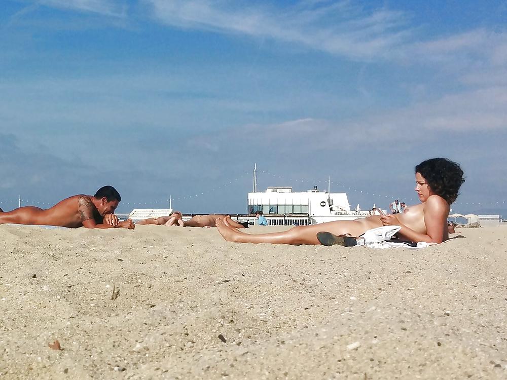 25P Barcelona nude beach bitches
