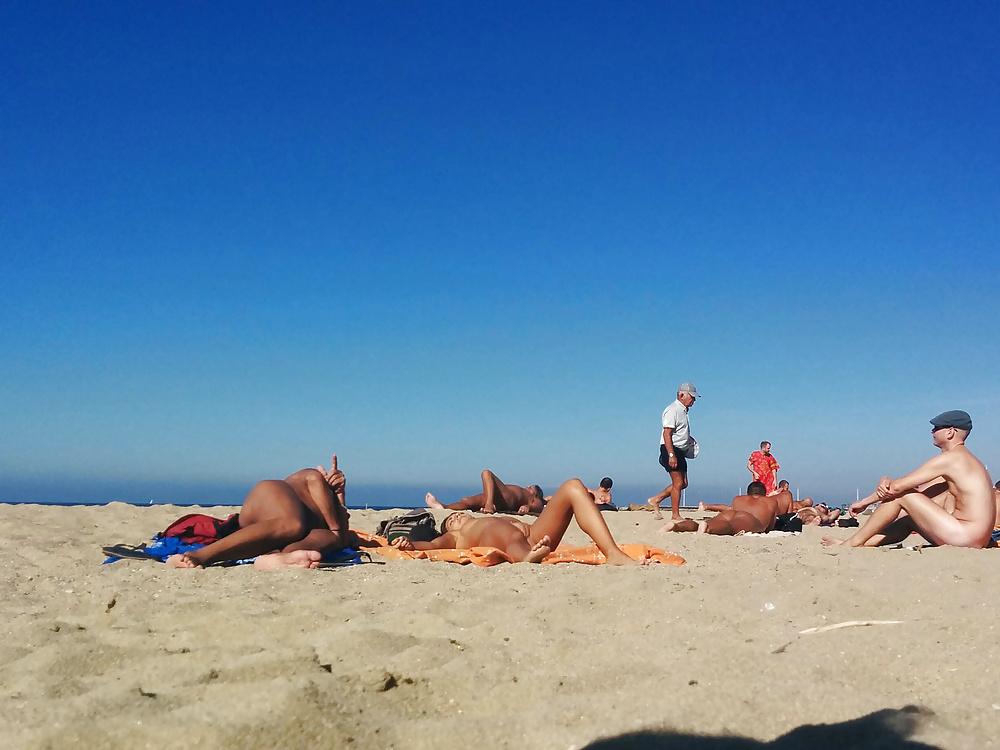 25P Barcelona nude beach bitches