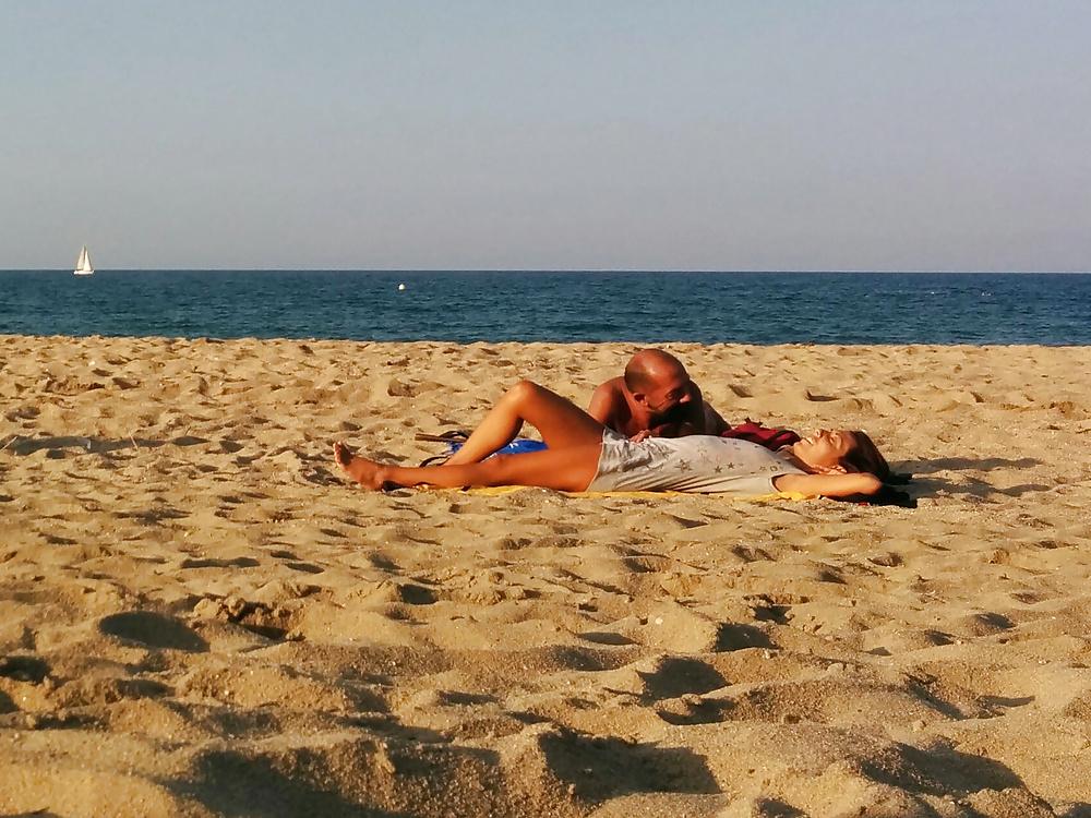 25P Barcelona nude beach bitches