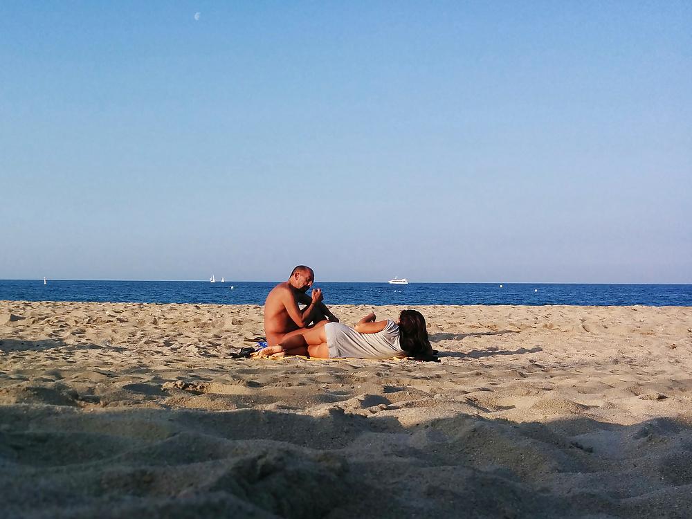 25P Barcelona nude beach bitches