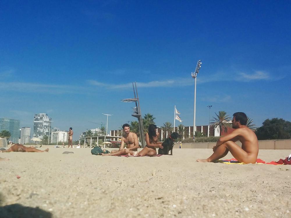 25P Barcelona nude beach bitches