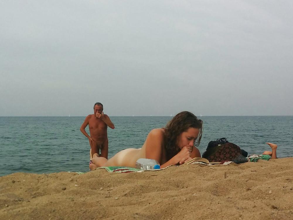 25P Barcelona nude beach bitches