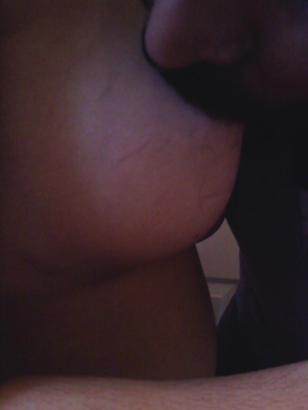 13P My wife hairy nipple ... boobs