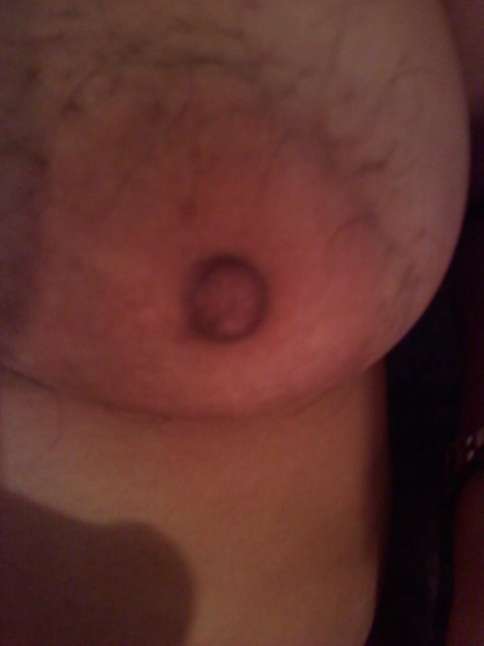13P My wife hairy nipple ... boobs