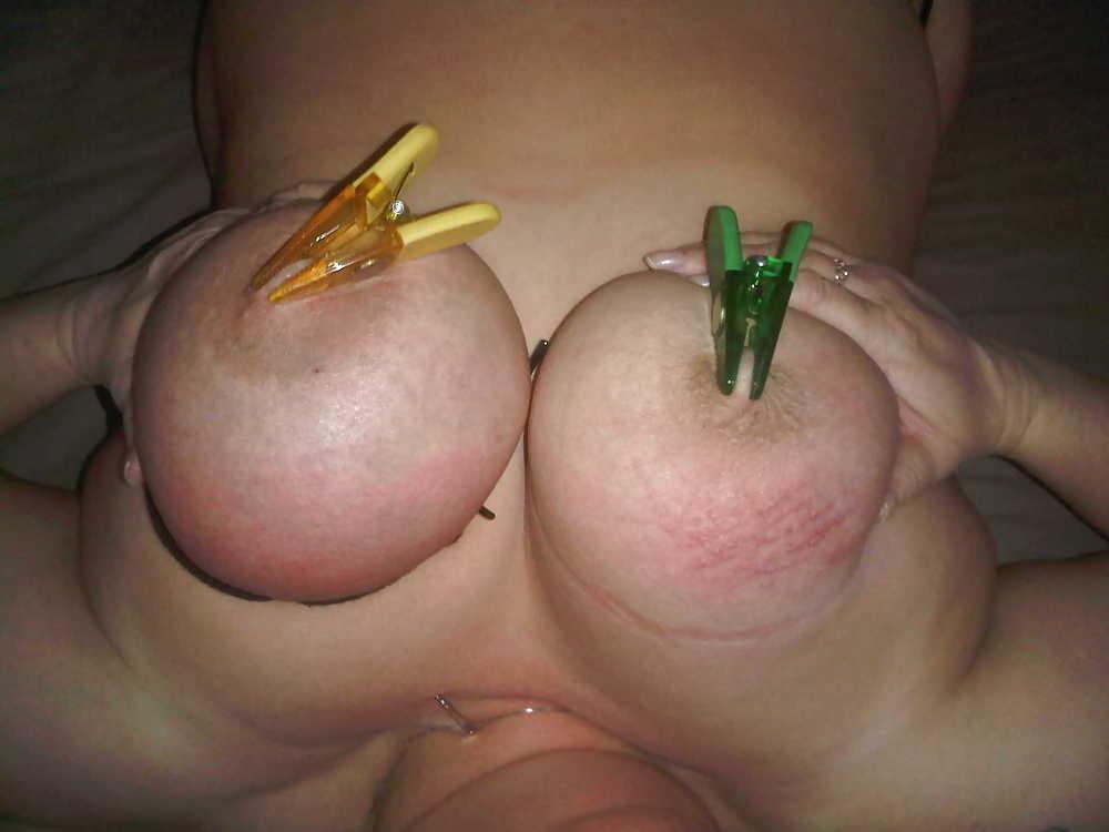 6P Scottish slut with tortured tits!