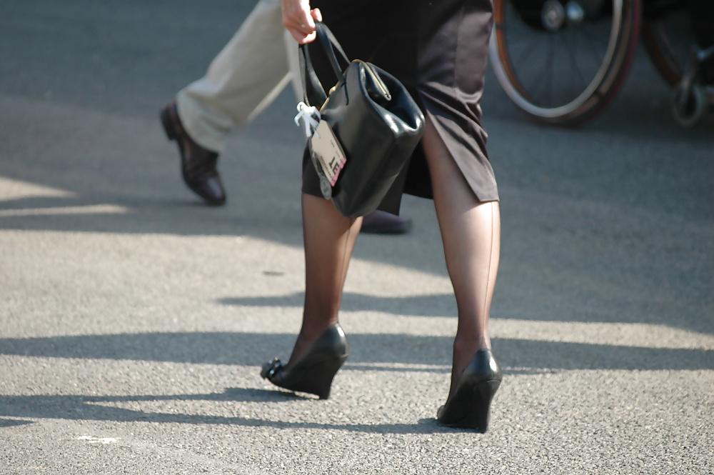 25P FF Nylons Heels Public Webfound