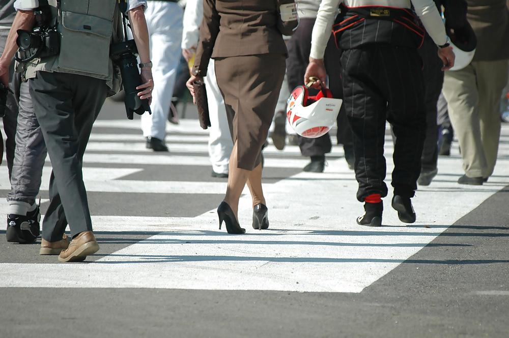 25P FF Nylons Heels Public Webfound